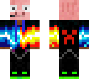 pig with jacket