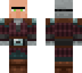 pillager with a villager mask