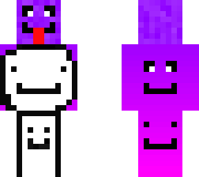 pink & purple dream extra smileys head paint