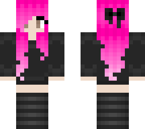 pink goth girl