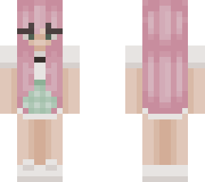 pink haired girl