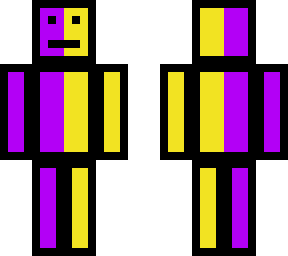 purple and yellow black box