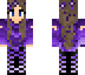 purple flower space princess