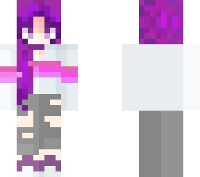 purple girl