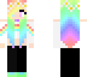 rainbow girl