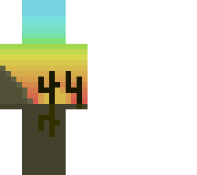 sunset by the desert