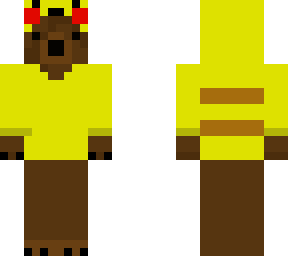 teddy in pikachu suit