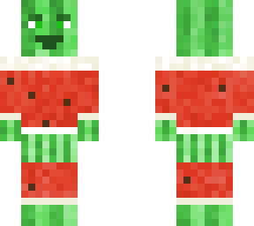 watermelon person face #1
