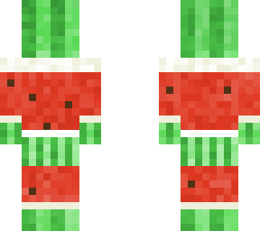 watermelon person in shorts