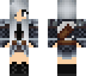white haired artemis