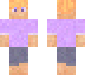 blonde boy w/ purple t-shirt