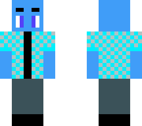 blue person