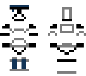 clone trooper tup 501st pack
