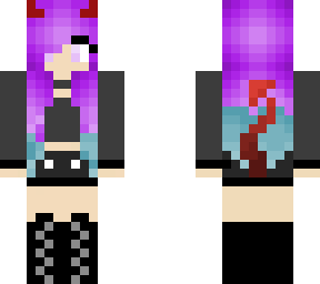cute daemon girl