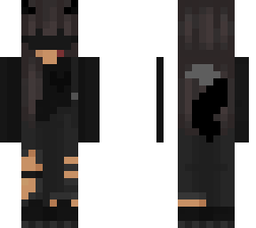demon wolf girl with blind fold