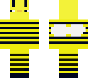 duck in bee costume