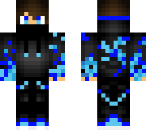 fire blue boy