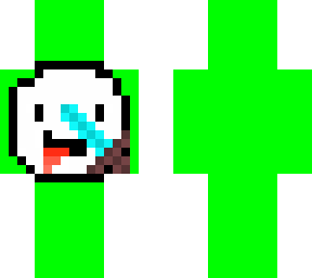 happy dream holding a sword