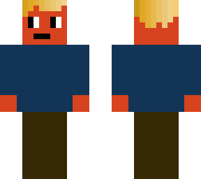 human w/ red skin