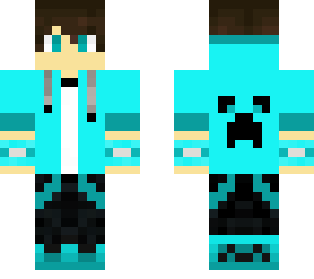 light blue hoodie boy