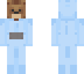 light blue suited bear