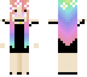 original rainbow hair girl
