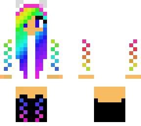 rainbow girl