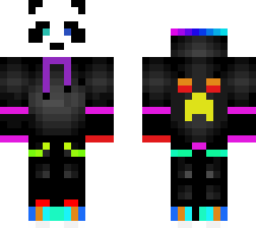 rainbow panda gamer