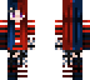 red & blue