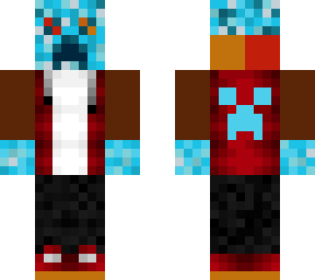 red blue orange creeper