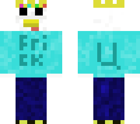 salty chicken #bully people online with yer mc skin