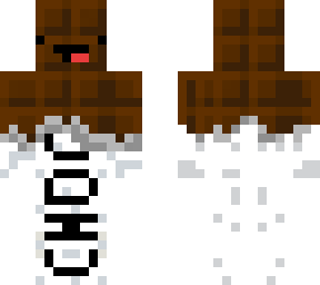 updated chocolate bar with white wraper