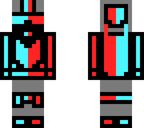 3d blue 'n' red