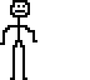 a humble stick man
