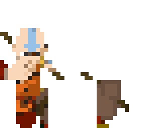 avatar aang pixel art