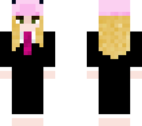 blobme in a suit but pinkkkk