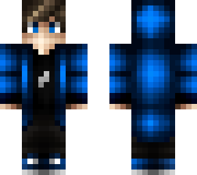blue boy with jacket