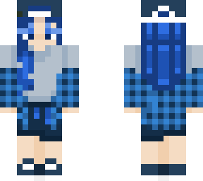 blue girl