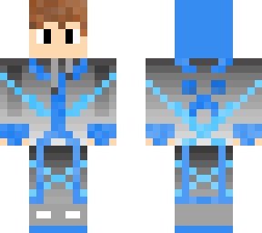 blue hoodie