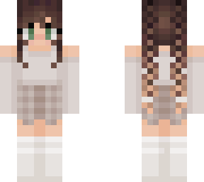brown braids
