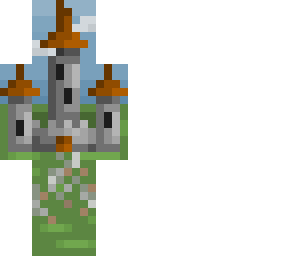 castle - pixel art -