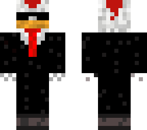 chicken in a suit