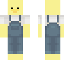 duck with overalls