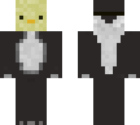 edited bagder with duck mask
