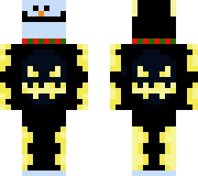 emo/eboy snowman (yellow outlines)