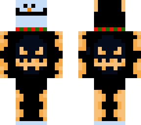fixed orange snowman