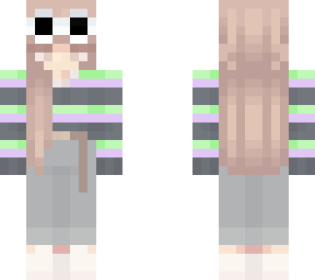 green and purple sweater with clout goggles