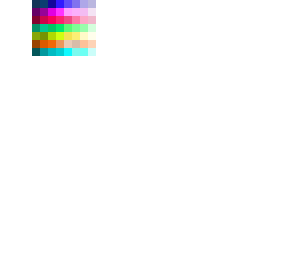here are some of the colors i use