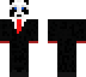 panda skin with suit