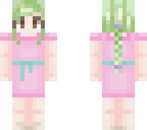 pastel pink dress girl